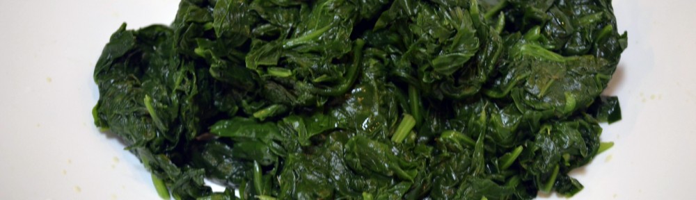 Blanching Spinach
